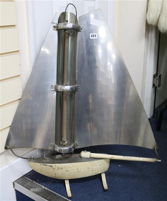 A Bunting ship electric fire, not working, H.77.5cm